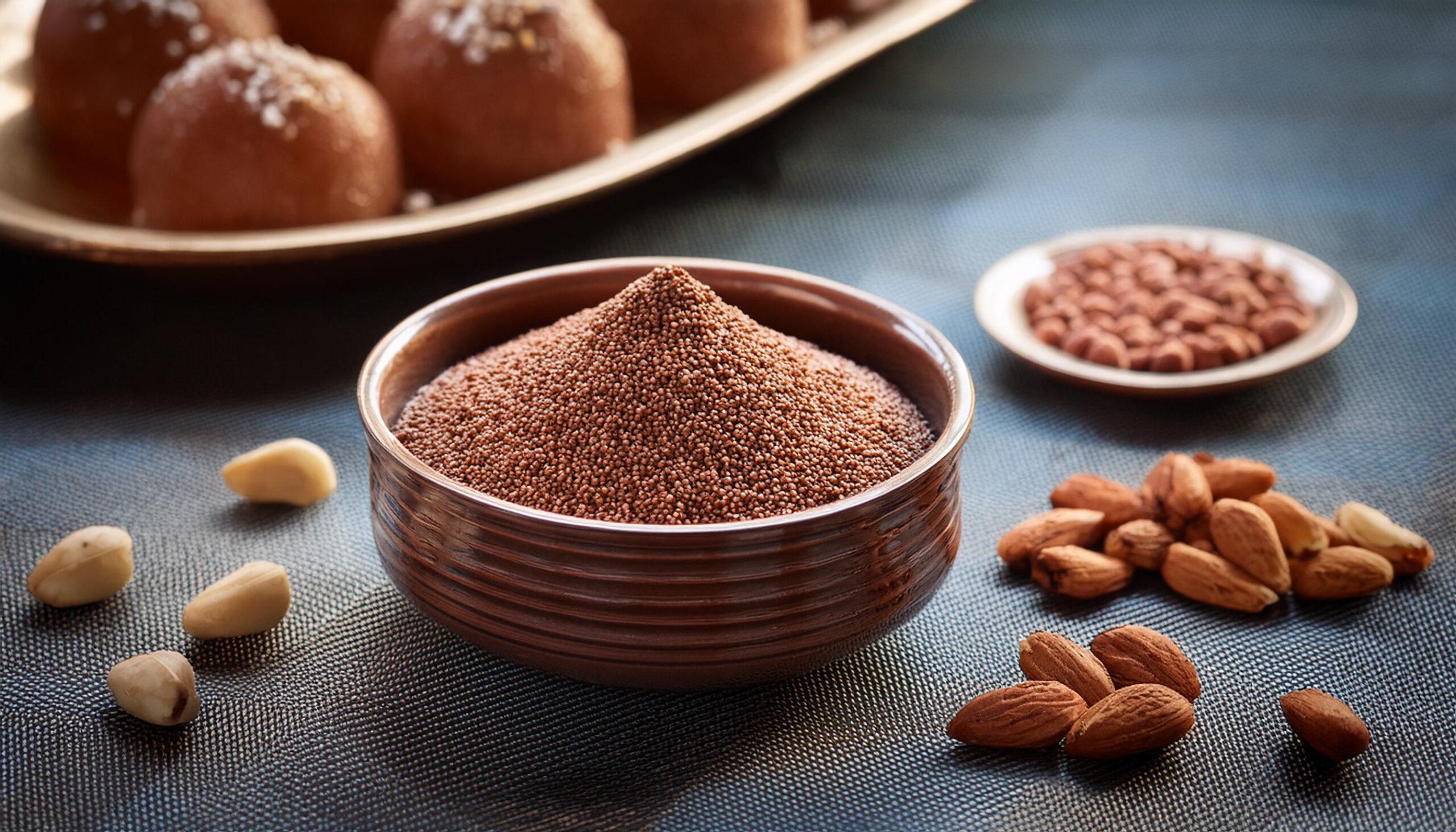 Ragi for healthy food rich in calcium, iron, zinc, dietary fibre
