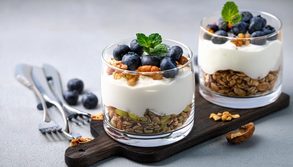 Greek Yoghurt Parfait healthy breakfast ideas