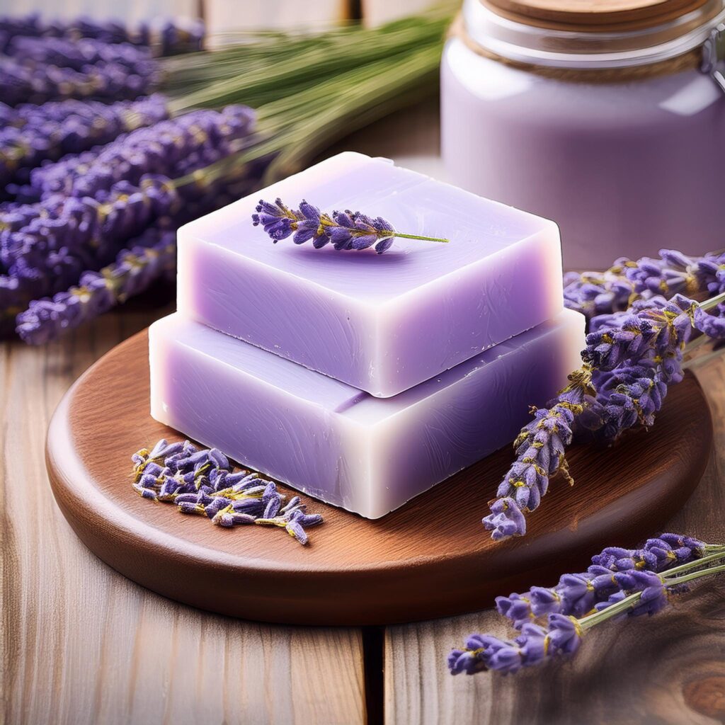 lavender oil soap, lavender handmade soap